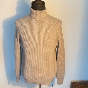Suitsupply Light Brown Turtleneck Sweater